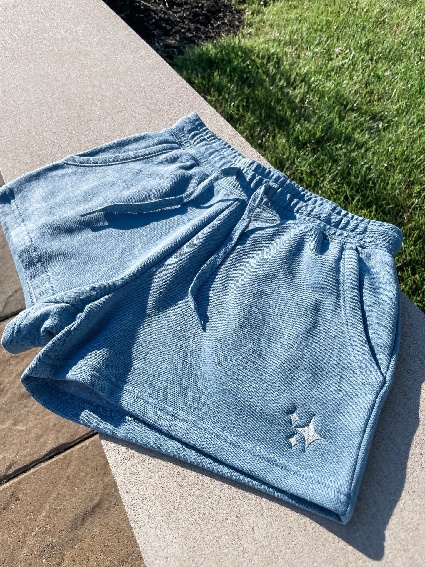 Sparkle Embroidered Sweatshorts