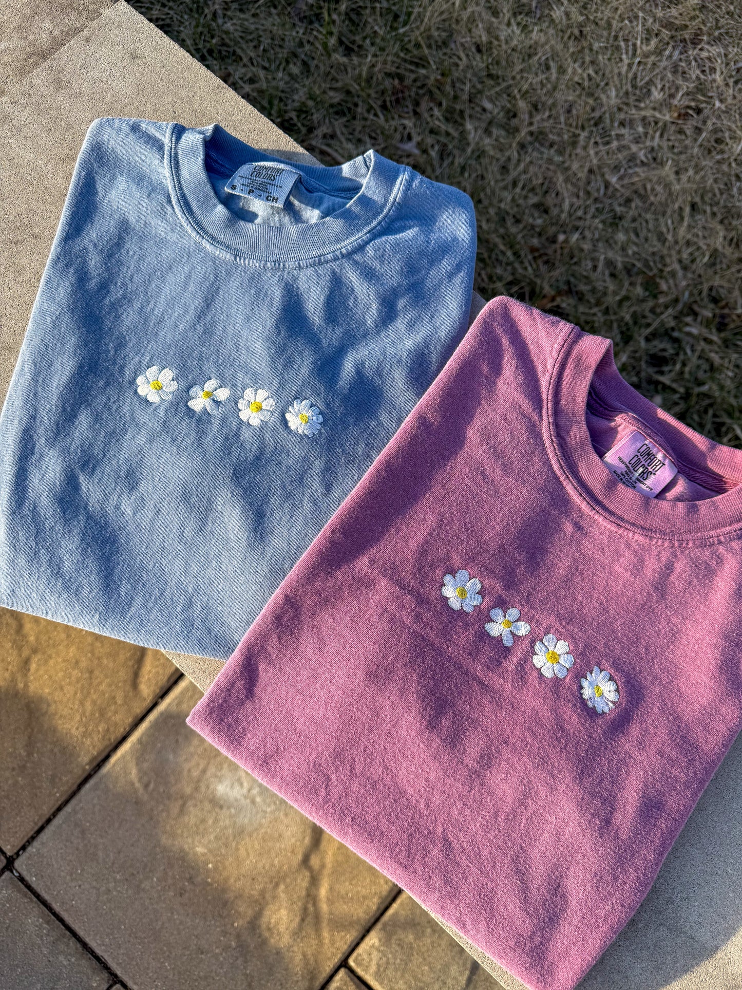 Daisy Embroidered T-Shirt