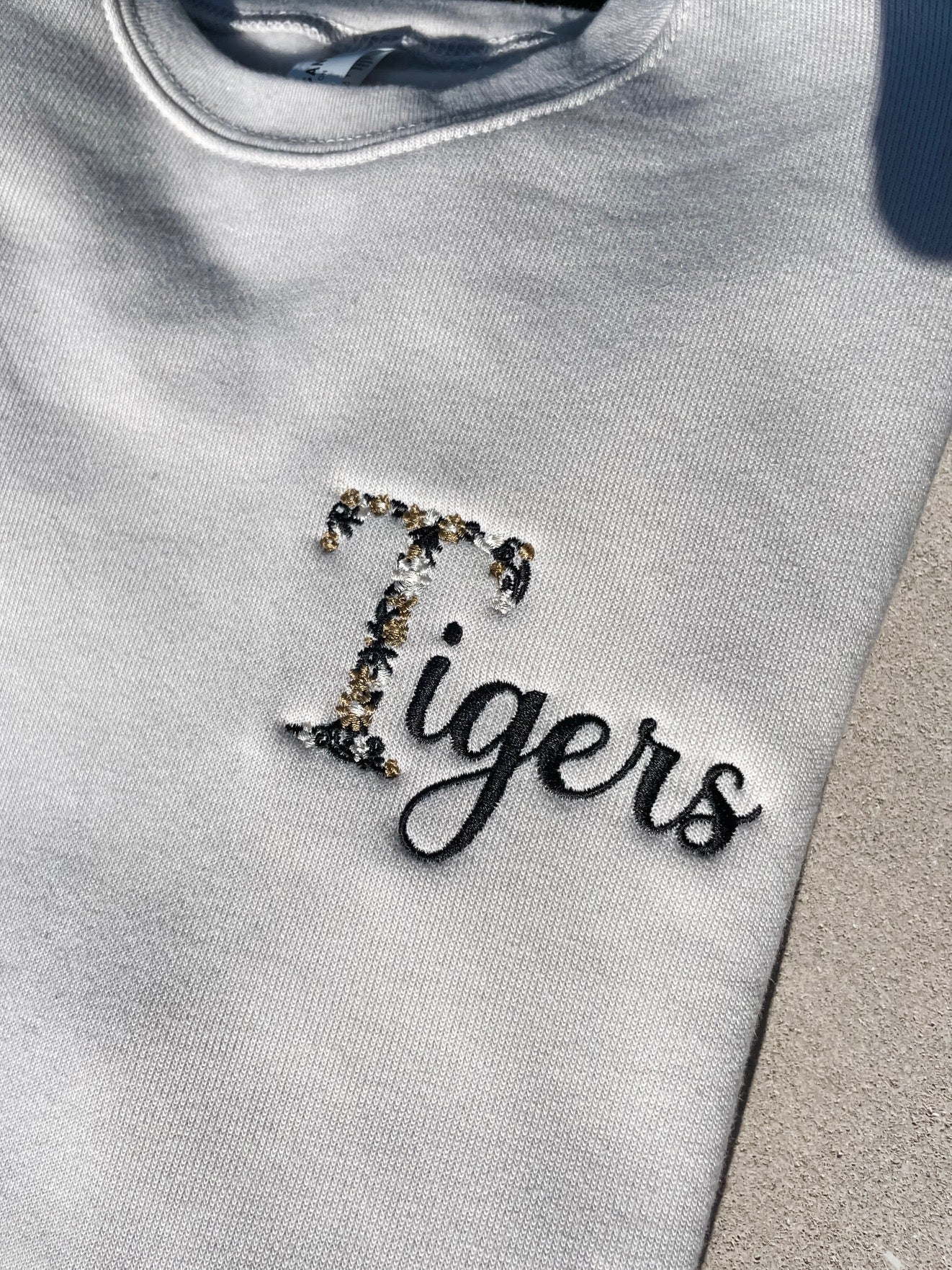 Floral Lebanon Tigers Crewneck Sweatshirt