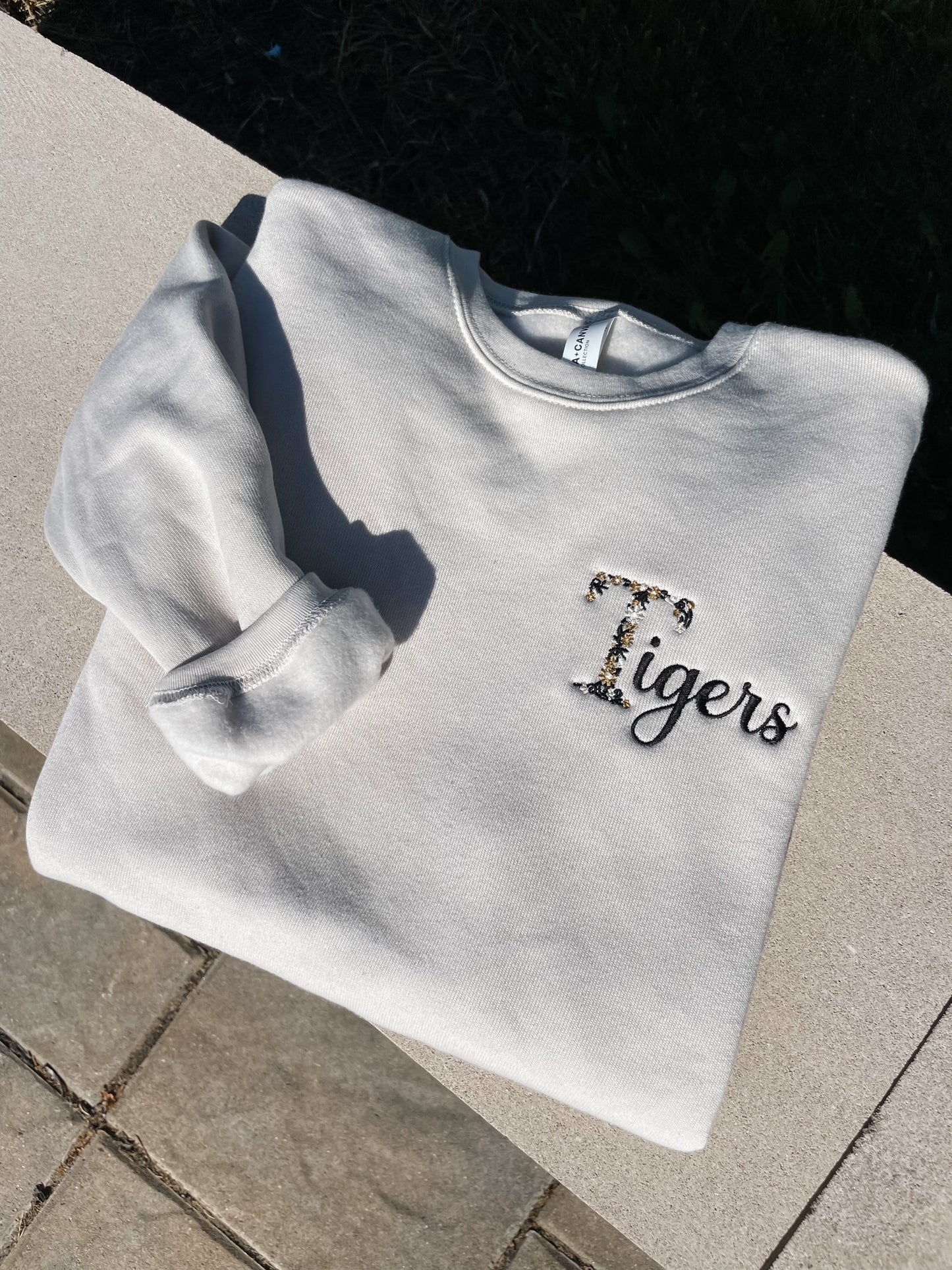 Floral Lebanon Tigers Crewneck Sweatshirt
