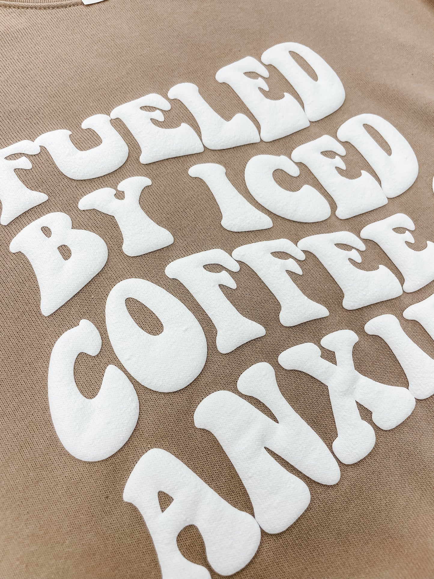 Fueled by Iced Coffee & Anxiety Crewneck Sweatshirt