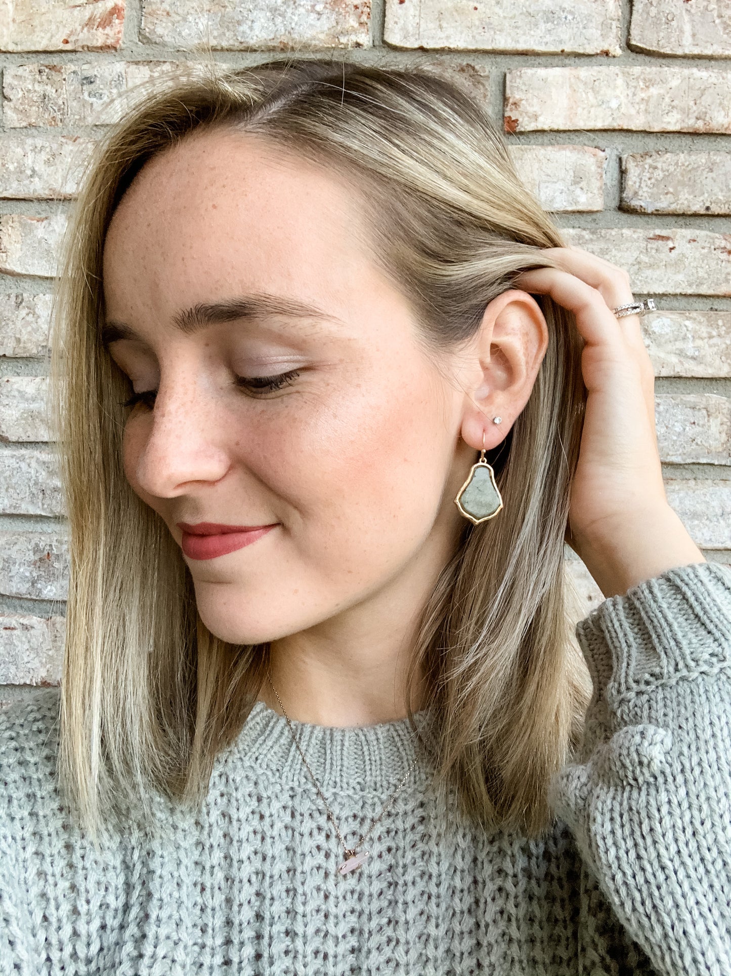 Moroccan Stone Earrings