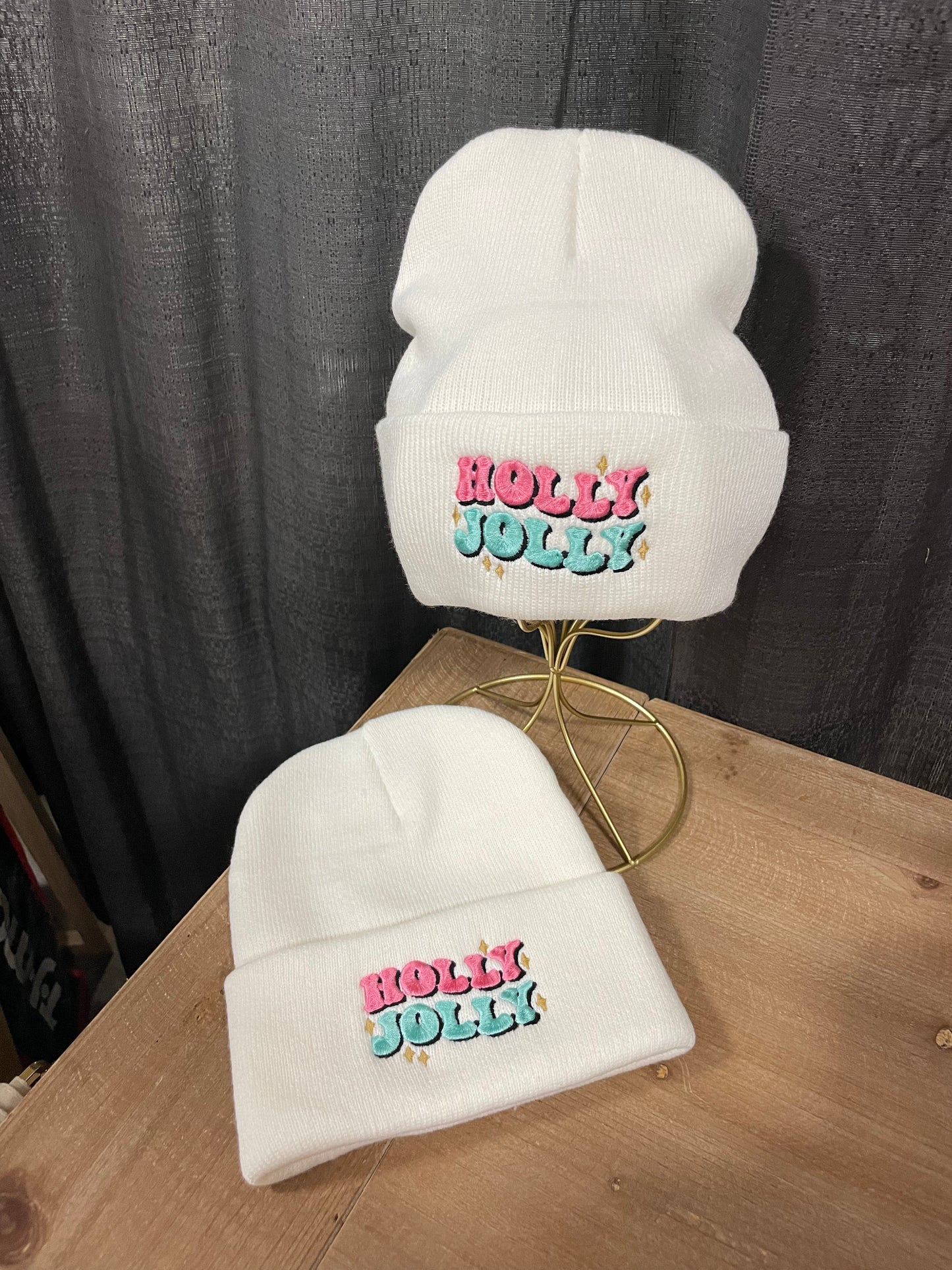 Holly Jolly Knit Beanie