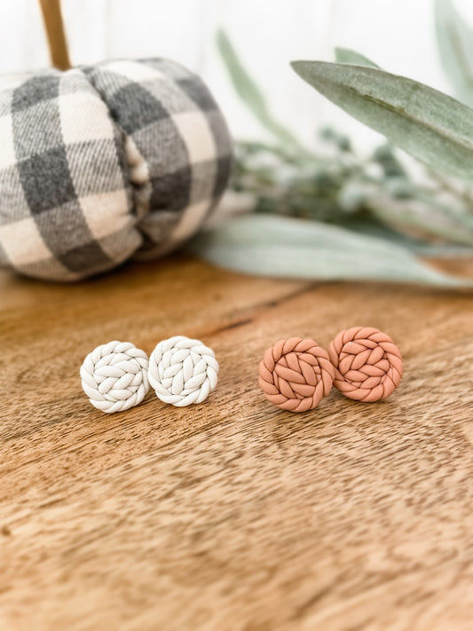Braided Knot Earrings