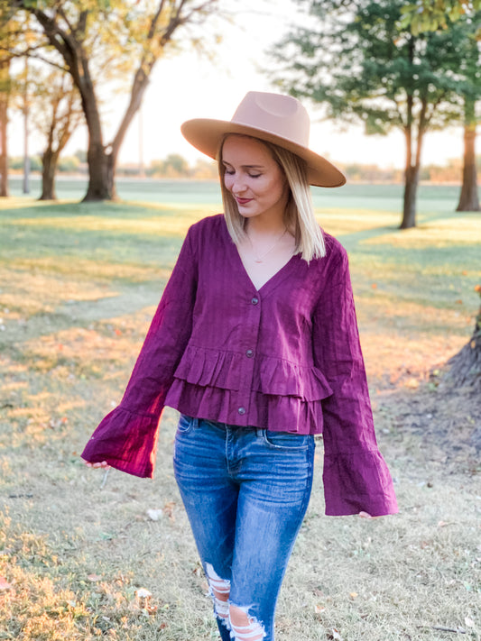 Wine O'Clock Blouse