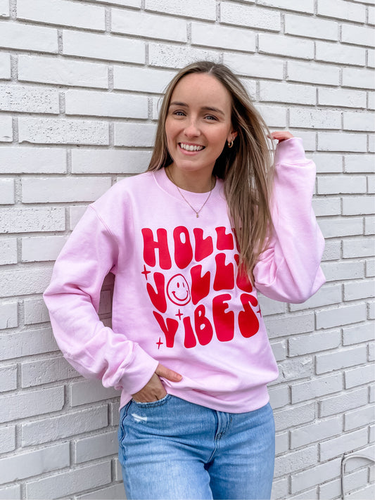 Holly Jolly Vibes Crewneck Sweatshirt